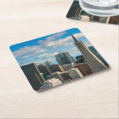 Financial District Skyline van San Francisco Kartonnen Onderzetters (Schuin)