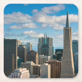 Financial District Skyline van San Francisco Kartonnen Onderzetters