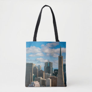 Financial District Skyline van San Francisco Tote Bag