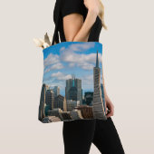 Financial District Skyline van San Francisco Tote Bag (Dichtbij)