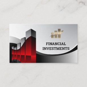 Financial Graph Logo   Gold Bar Visitekaartje