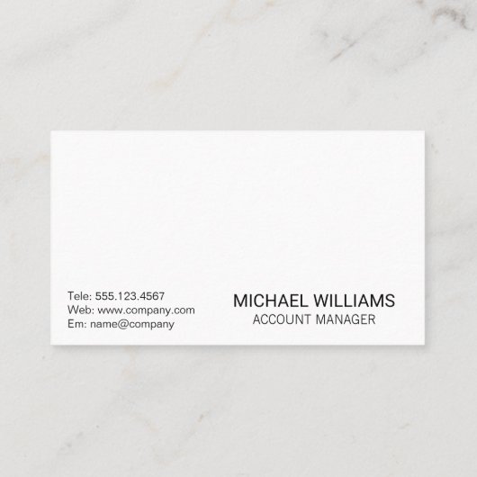 Financial Graph Logo Visitekaartje (Achterkant)