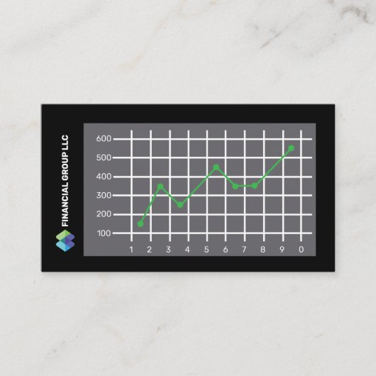 Financial Group Company Visitekaartje (Voorkant)