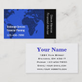 Financial Investment Services Company Visitekaartje (Voorkant / Achterkant)