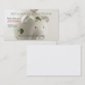 Financial Solutions Lucky Piggy Bank Visitekaartje (Voorkant / Achterkant)