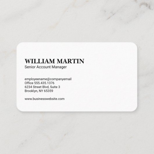 Financial Stork Graph Logo | Hout en baksteen Visitekaartje (Achterkant)