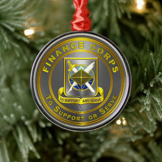 FINANCIECORPS METALEN ORNAMENT (Boom)
