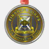 FINANCIECORPS METALEN ORNAMENT (Voorkant)