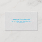 Financieel accountant | Binders Visitekaartje (Achterkant)
