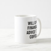 Financieel advies Coffee Funny Financieel Planner Koffiemok (Voorkant rechts)
