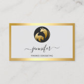 Financieel advies makelaar accountant Bufalo Beer Visitekaartje (Voorkant)