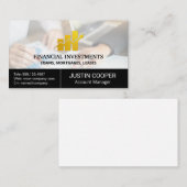 Financieel advies | Portfoliomanager | grafiek Visitekaartje (Voorkant / Achterkant)