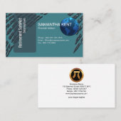 Financieel adviseur die het Visitekaartje van de C (Voorkant / Achterkant)