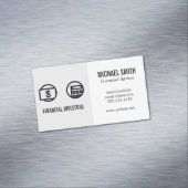 financieel adviseur | Fin Tech | Visitekaartje Magnetisch Visitekaartje (Voorbeeld)