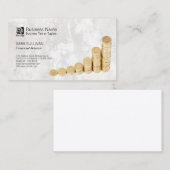 Financieel Adviseur FinanceServices Geld Munten St Visitekaartje (Voorkant / Achterkant)