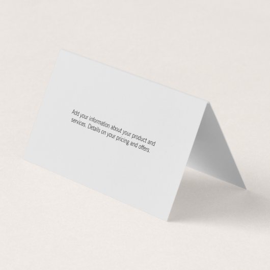 financieel adviseur | Geld | Visitekaartje (Achterkant)