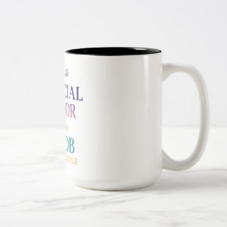 Financieel adviseur – Het is een levensstijl Tweekleurige Koffiemok