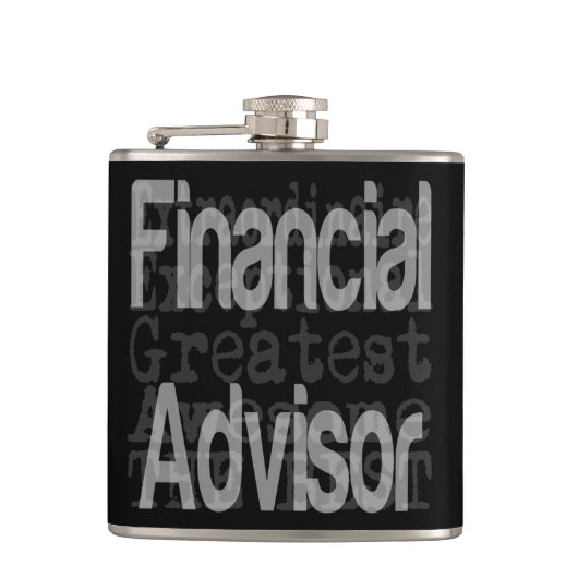 Financieel adviseur heupfles (Voorkant)