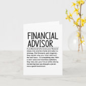 Financieel adviseur kaart (Gele Bloem)