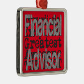 Financieel adviseur metalen ornament (Rechts)