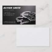 Financieel adviseur visitekaartje (Voorkant / Achterkant)