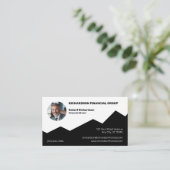 Financieel adviseur visitekaartje (Staand voorkant)
