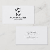 Financieel adviseur Visitekaartje, accountant Visitekaartje (Voorkant / Achterkant)