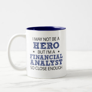 Financieel analist Job Humor nieuwheid Tweekleurige Koffiemok