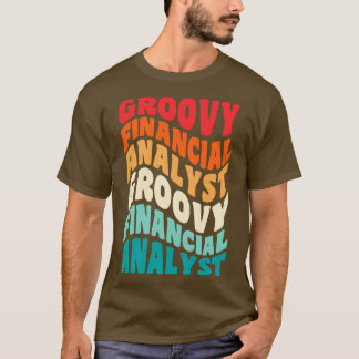Financieel Analist Retro 60s 70s 80s Vibes T-shirt