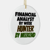 Financieel analist van Week Hunter voor Weekend Keramisch Ornament (Rechts)