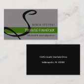 Financieel consulent visitekaartje (Voorkant / Achterkant)
