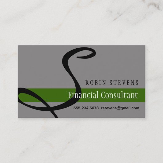 Financieel consulent visitekaartje (Voorkant)