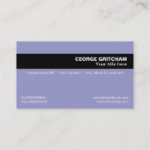 Financieel consultant minimalistisch visitekaartje (Achterkant)