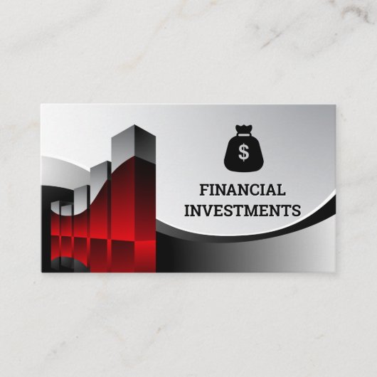 Financieel diagram | Geldzak Visitekaartje (Voorkant)