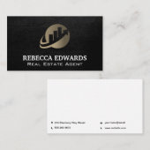 Financieel diagram logo | Analist Visitekaartje (Voorkant / Achterkant)