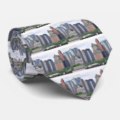 Financieel district-Lager-Manhattan Stropdas (Opgerold)