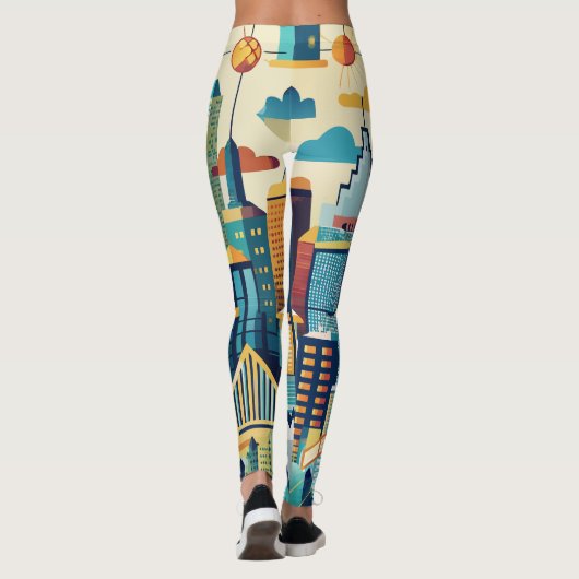 financieel district leggings (Achterkant)
