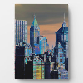 Financieel district Neder-Manhattan Poster Fotoplaat