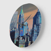  Financieel district Neder-Manhattan Poster Grote Klok (Hoek)