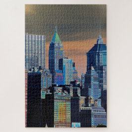 Financieel district Neder-Manhattan Poster Legpuzzel