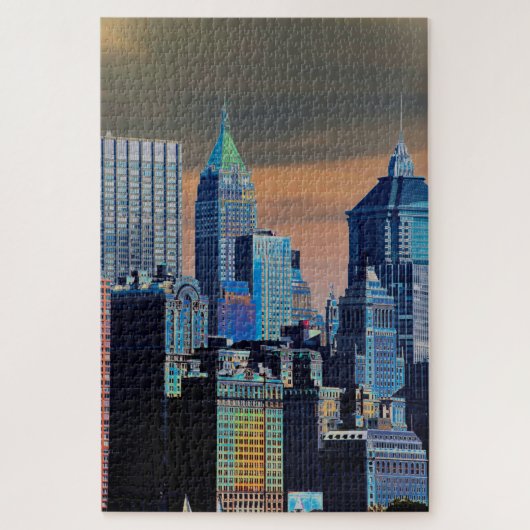 Financieel district Neder-Manhattan Poster Legpuzzel (Verticaal)