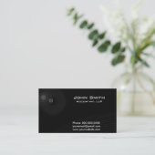 Financieel financieel donker Visitekaartje (Staand voorkant)