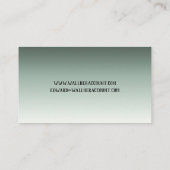 Financieel financieel manager persoonlijke account visitekaartje (Achterkant)