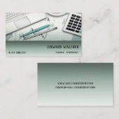 Financieel financieel manager persoonlijke account visitekaartje (Voorkant / Achterkant)