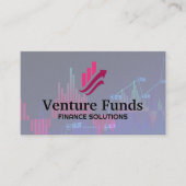 Financieel Grafiek Logo | Beleggen Visitekaartje (Voorkant)