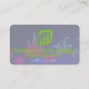 Financieel Grafiek Logo   Investeren   Eco Tech Lo Visitekaartje