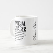 Financieel manager koffiemok (Voorkant links)
