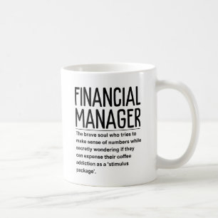 Financieel manager koffiemok