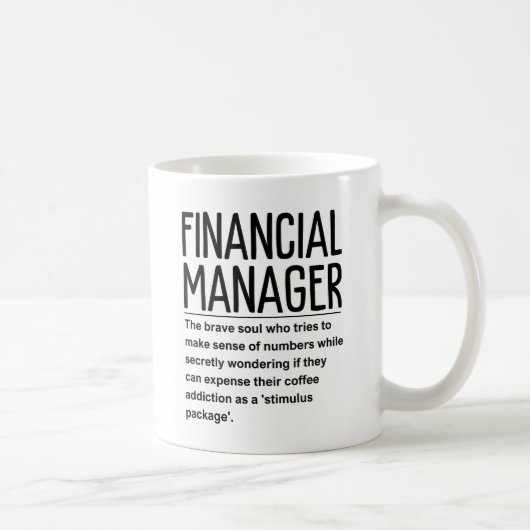 Financieel manager koffiemok (Rechts)