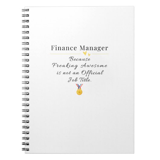 Financieel Manager Notitieboek (Voorkant)